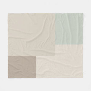 Modern Aesthetic Abstract Colour Block Blanket