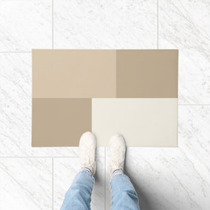 Modern Aesthetic Abstract Colour Block Door Mat