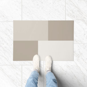 Modern Aesthetic Abstract Colour Block Door Mat