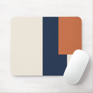 Modern Aesthetic Abstract Colour Block Mouse Pad