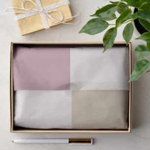 Modern Aesthetic Abstract Colour Block Pillow Tissue Paper