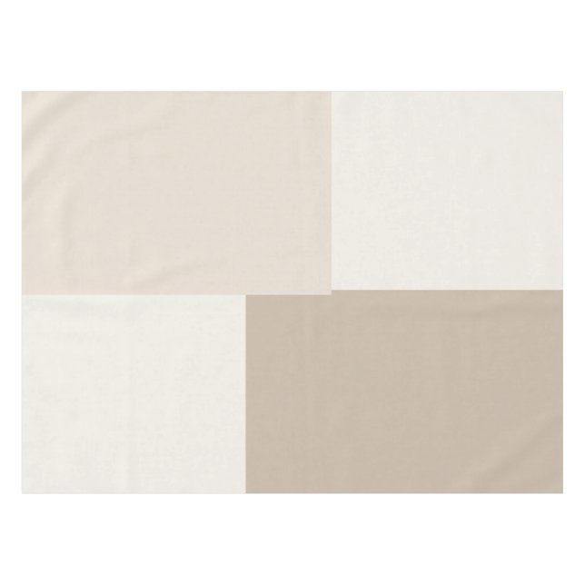 Modern Aesthetic Abstract Colour Block Tablecloth (Front (Horizontal))