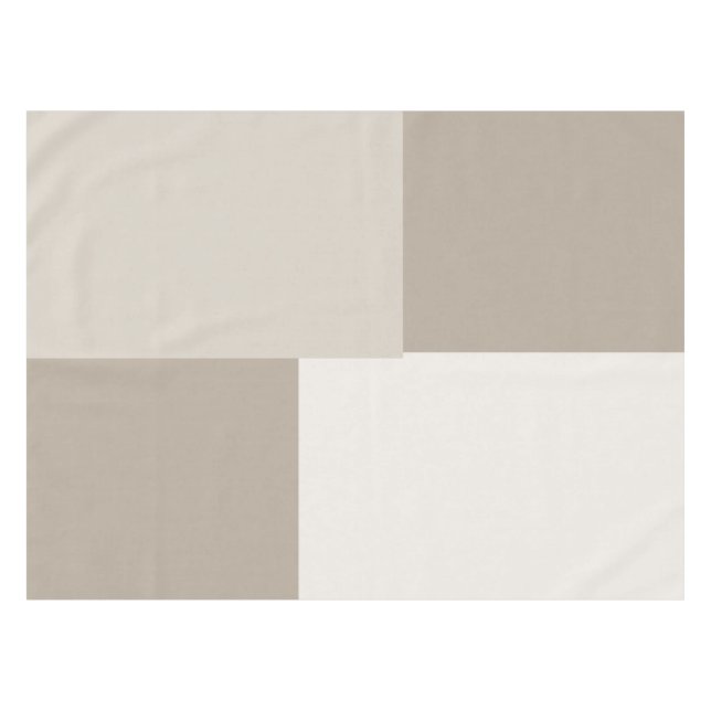 Modern Aesthetic Abstract Colour Block Tablecloth (Front (Horizontal))