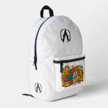 Modern Aesthetic Art Backpack