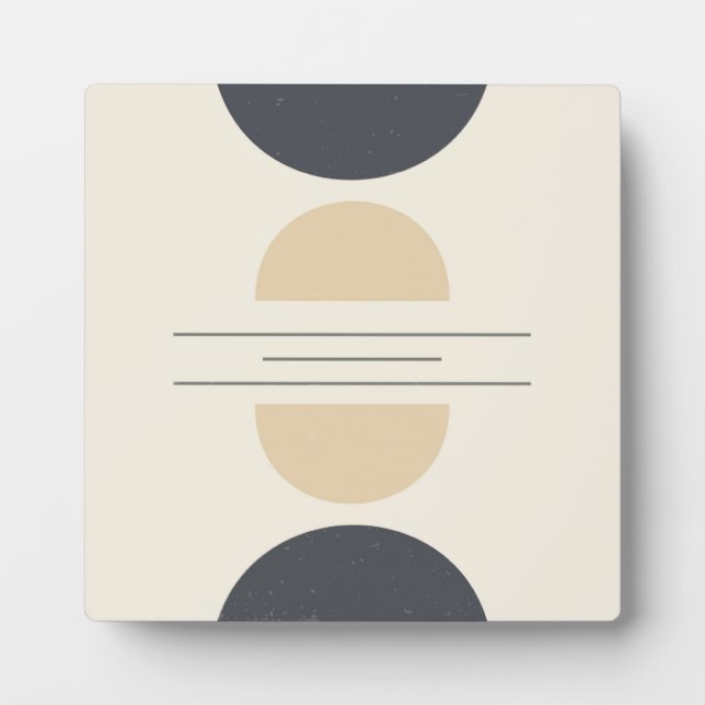 Modern aesthetic Boho style Plaque (Front)