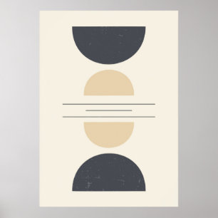 Modern aesthetic Boho style Poster