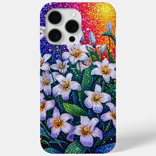 Modern Aesthetic Nature Design, Colourful Abstract Case-Mate iPhone Case (Back)