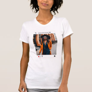 Modern Aesthetic photo instagram funny stylish T-Shirt