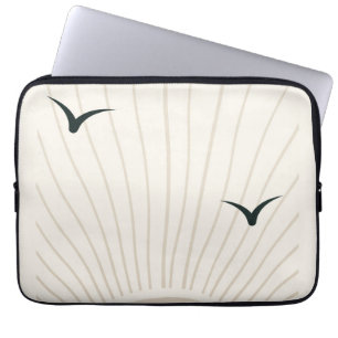 Modern aesthetic poster laptop sleeve