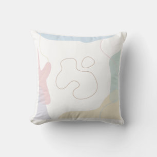"Modern Aesthetic Square Pillow" Cushion