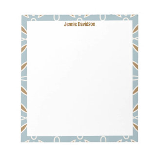 Modern Aesthetic Typography with Stylish Border Notepad