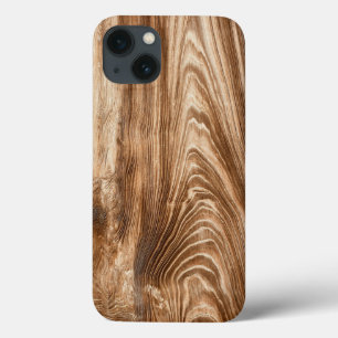 Modern Aesthetics: Faux Wood Grain iPhone Case