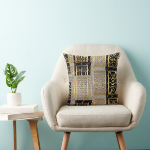 Modern African American Abstract Design Cushion