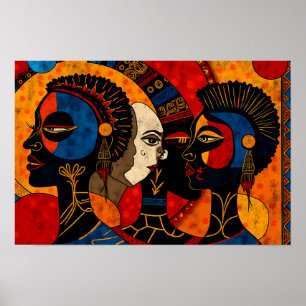 Modern African Art Poster