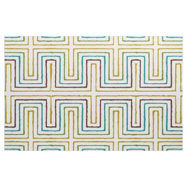 Modern African Pattern Tribal Design Fabric (Yard)