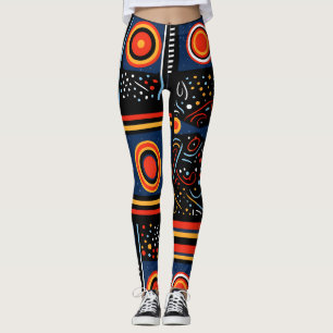 Modern African Print Leggings