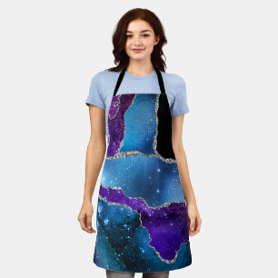 Modern Agate MultiColored Apron