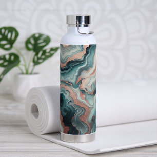Modern Agate Style Water Bottle