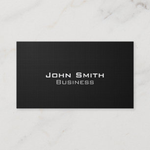 Modern All Black Texture No.3 Business Card