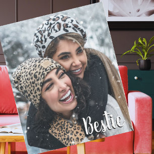 Modern All Over Photo Bestie Fleece Blanket