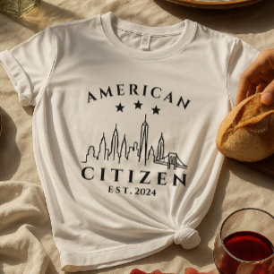 Modern American Citizen T-Shirt   Custom Year