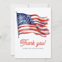 Modern American Flag 4th of July Army Retirement