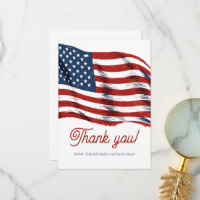 Modern American Flag 4th of July Army Retirement