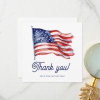 Modern American Flag 4th of July Army Retirement