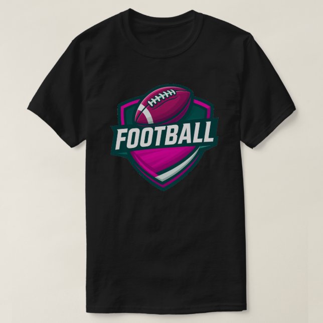 Modern American Football Sports  T-Shirt (Design Front)