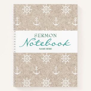 Modern Anchor Sermon Notebook