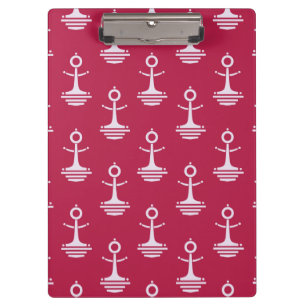 Modern Anchors Pattern Clipboard