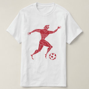 Modern Ancient Olympians Soccer Football Dark T-Shirt