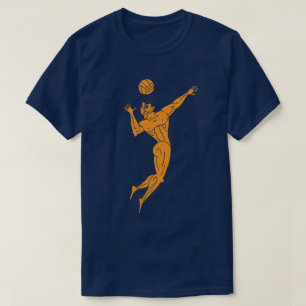Modern Ancient Olympians Volleyball Dark T-Shirt