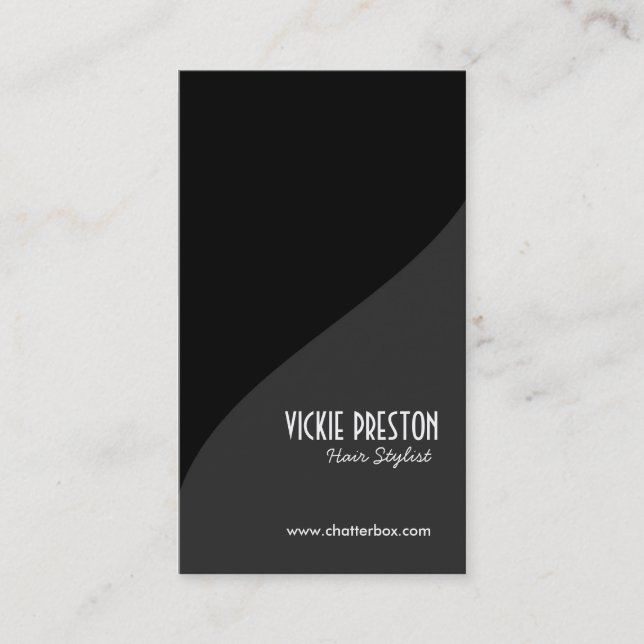 Modern and Bold Business Card (Front)