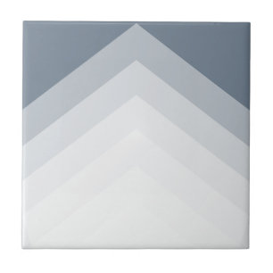 Modern and bold, triangle pattern ceramic tile