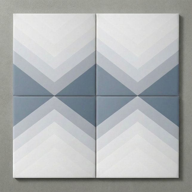 Modern and bold, triangle pattern ceramic tile (Modern and bold, triangle pattern ceramic tile.)