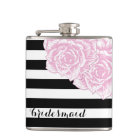 Modern and Chic Bridesmaid Flask