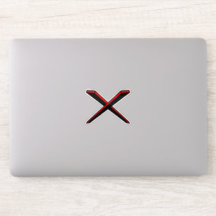 Modern and Classic Letter X Monogram