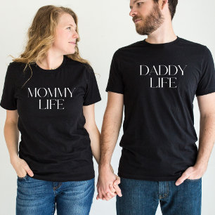 Modern and Classy "Mummy Life" Typography Tri-Blend Shirt