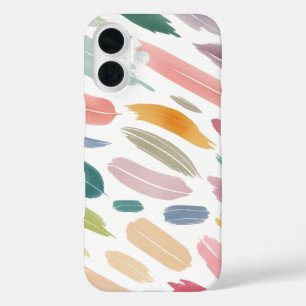 Modern and Cute Abstract Shapes iPhone 16 Case