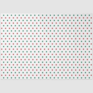 Modern And Cute Green Plaid Christmas Tissue Paper