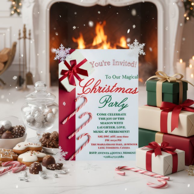 "Modern and Elegant Christmas & New Year Invitatio (Creator Uploaded)