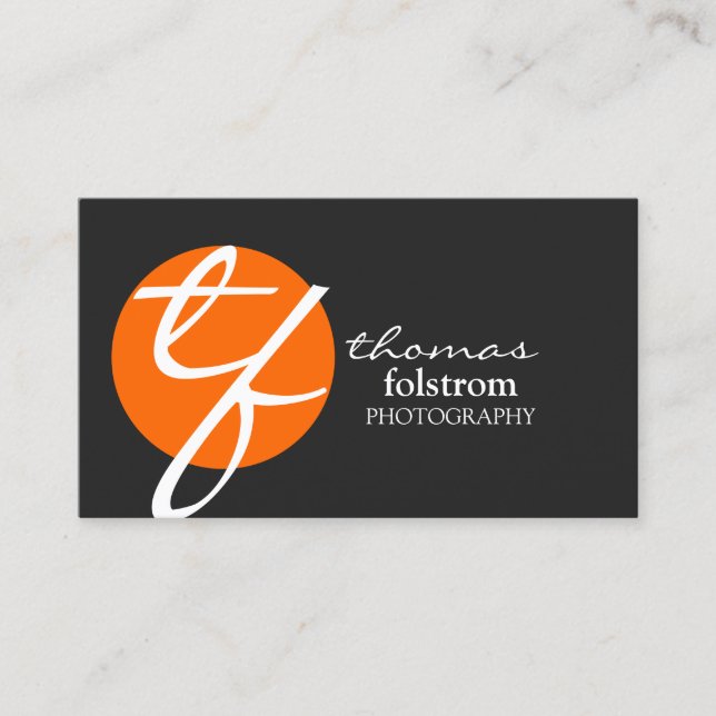 Modern and Elegant Personalised Business Card (Front)
