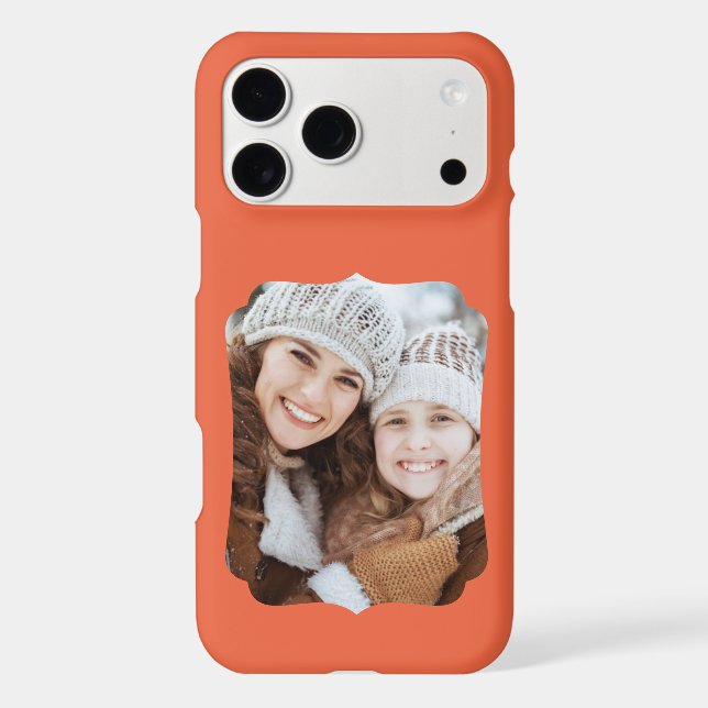 Modern and Elegant Photo Frame iPhone 17 Pro Case. (Back)