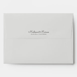 Modern and Elegant Wedding Envelope