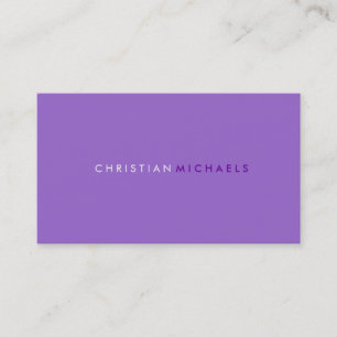 Modern and Minimal Business Card