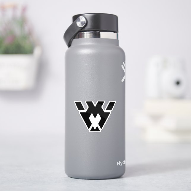 Modern and Minimal Letter W Monogram (HydroFlask)