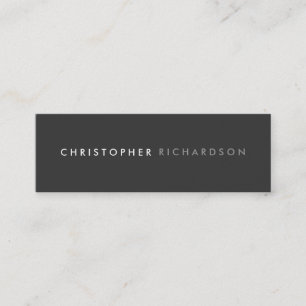 MODERN and MINIMAL No. 4 Skinny Business Card