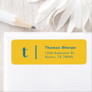 Modern and Minimal Return Address Return Address Label