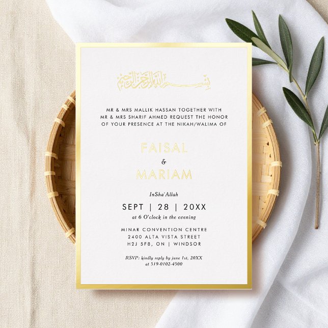 Modern and Simple Frame Islamic wedding (Creator Uploaded)